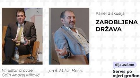 Debatni dan – prof. Miloš Bešić i ministra pravde gdina Andrej Milović